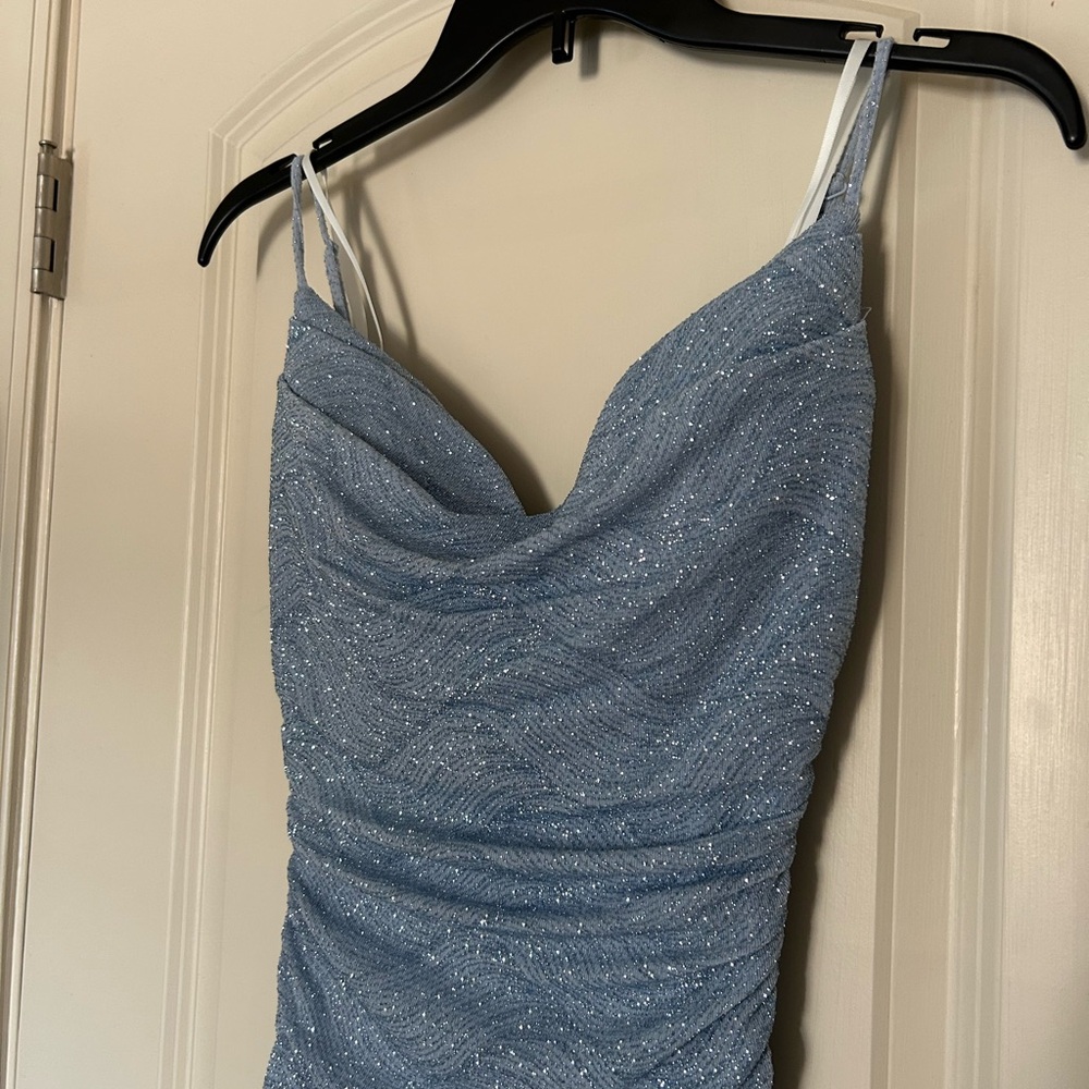 Windsor Sparkling Blue Prom Dress